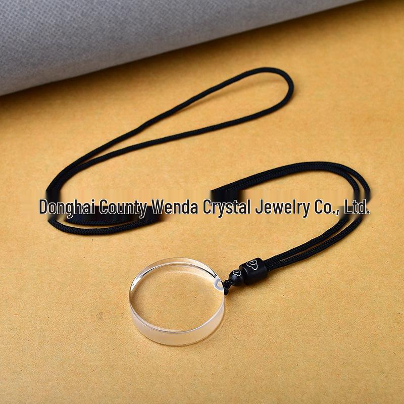 

Натуральний Білий Кристал Різьблений Підвіска Шарм