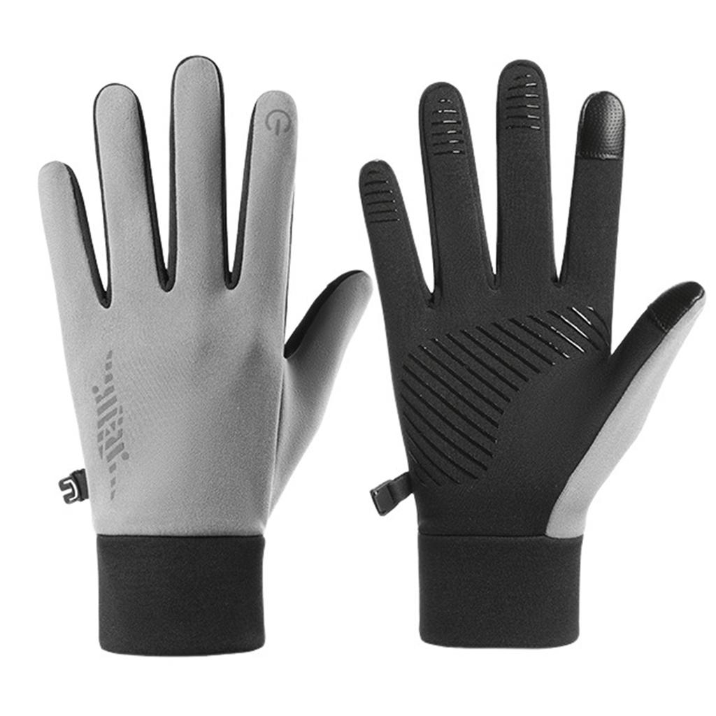 Autumn Winter Cycling Gloves,Gym Fitness Sports Running Warm Touch Screen Nonslip Gloves,Motorcycle Gloves Men For Outdoor