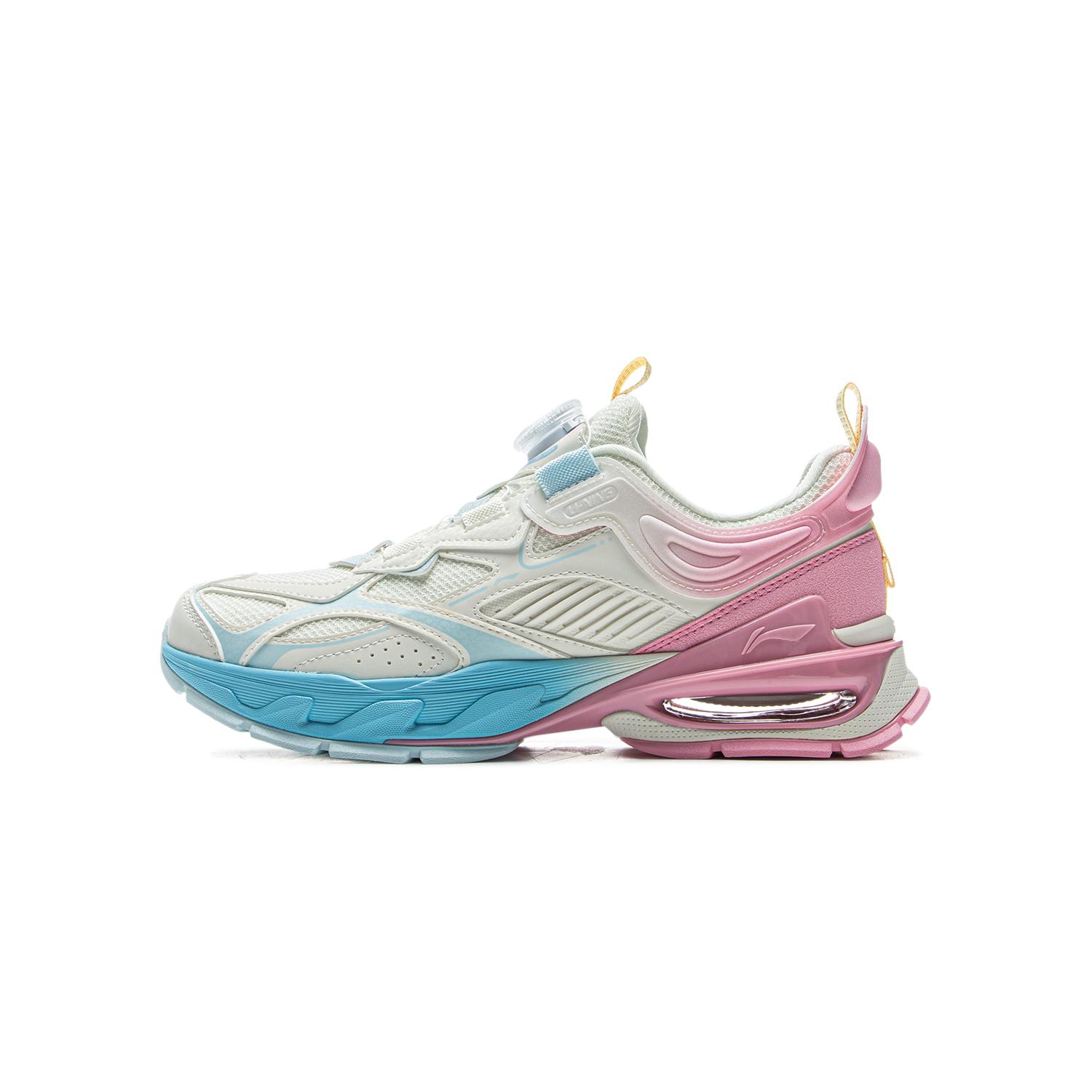 

Li Ning Детская спортивная серия лайфстайл Модные Универсальные Удобные Амортизация Отскок Поддержка Повседневная обувь Детская повседневная обувь YKCV002-2 33