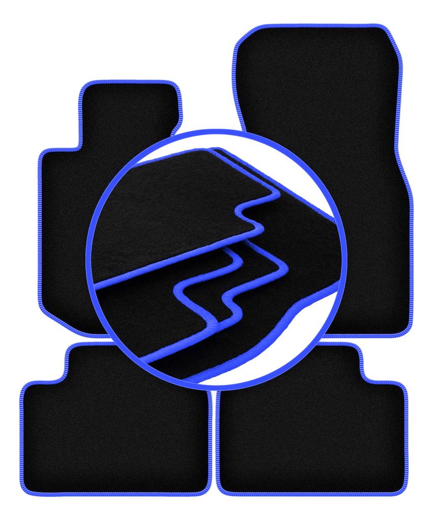 CARLUX-BLUE Automatten für: BMW 4 G26 Gran Coupé (2021-2022)