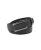Benobelo Cowhide Black Satin Logo Plate Automatic Belt Black_Bmg1Acb1232K1