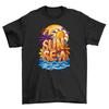 'Summer_47'' T-shirt: Sun, Sea, and Palm Trees - Funny Summer Vibes! Unisex Cotto