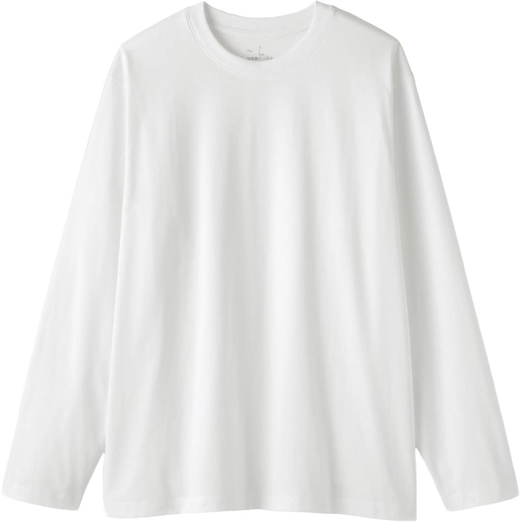 MUJI Long Sleeve Jersey T-Shirt Men Japan Original Cotton