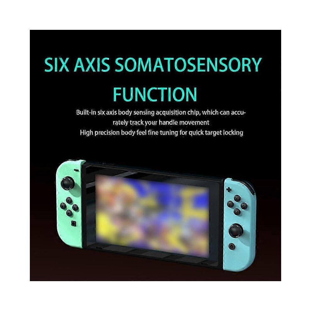 (Blauw Rood)Linker/Rechter Draadloze Gamepad met Gyro voor Nintendo Switch Joy-Con Controller met Sensor Joypad