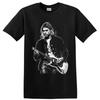 Kurt Cobain Nirvana Grunge Gitarrist Porträt Grafik T-Shirt Musik Fan Rock Tee