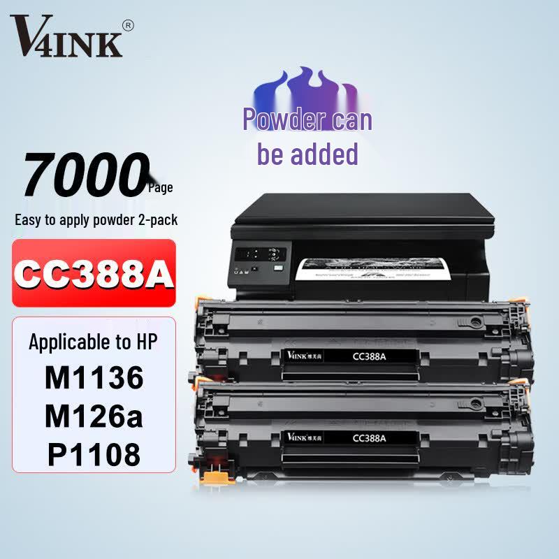 V4INK Compatible HP 388A/CC388A Refillable Toner & Drum Units