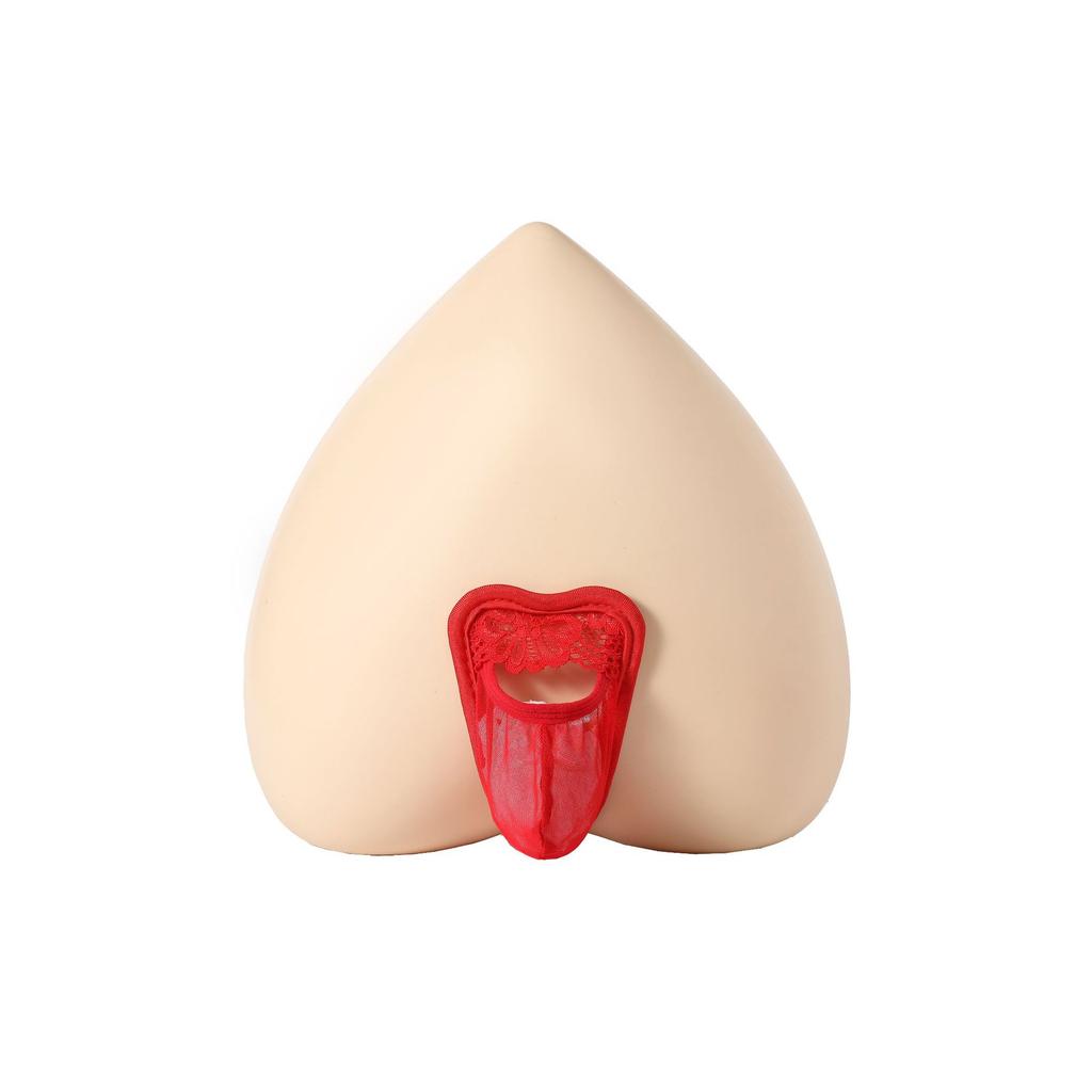 C-shaped Pants Sexy Couple C-shaped Pants Panties T-shaped U Seamless Elastic Groin Pants Women's Lace Fluff Convenient