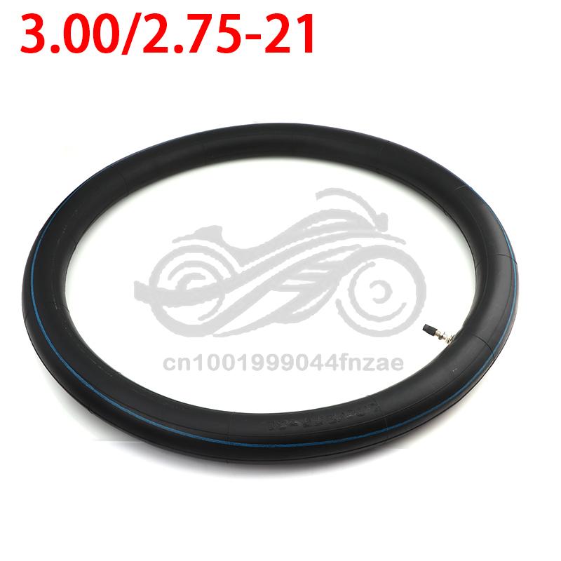 21 Inch Heavy Duty Motorcycle Innertube 3.00/ 2.75-21 Tire for Moto 3.00-21 Dirt Pit Bike SUV Motorcross Motorcycle Accessories