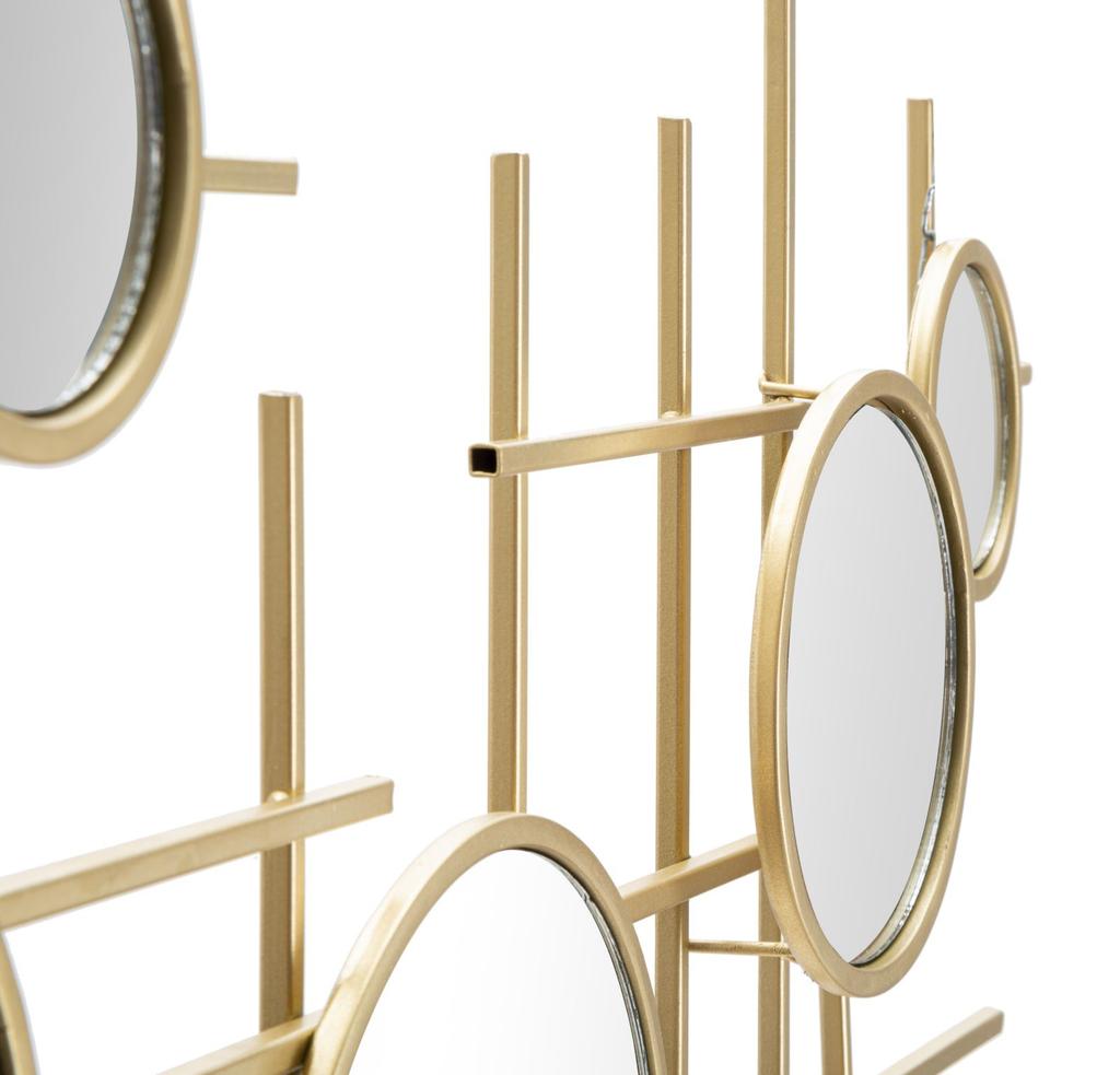 Wall Mirror Gloxy Cm 117X4,5X61 (Mirror Cm Ø 18-13-8)