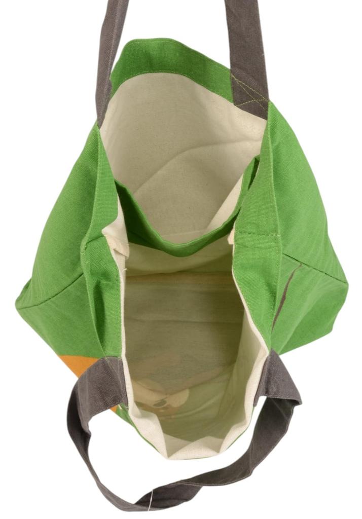 Friends Hill A4 Tote Bag, Iyaiya Shibata-san, Green [IS-284-136]
