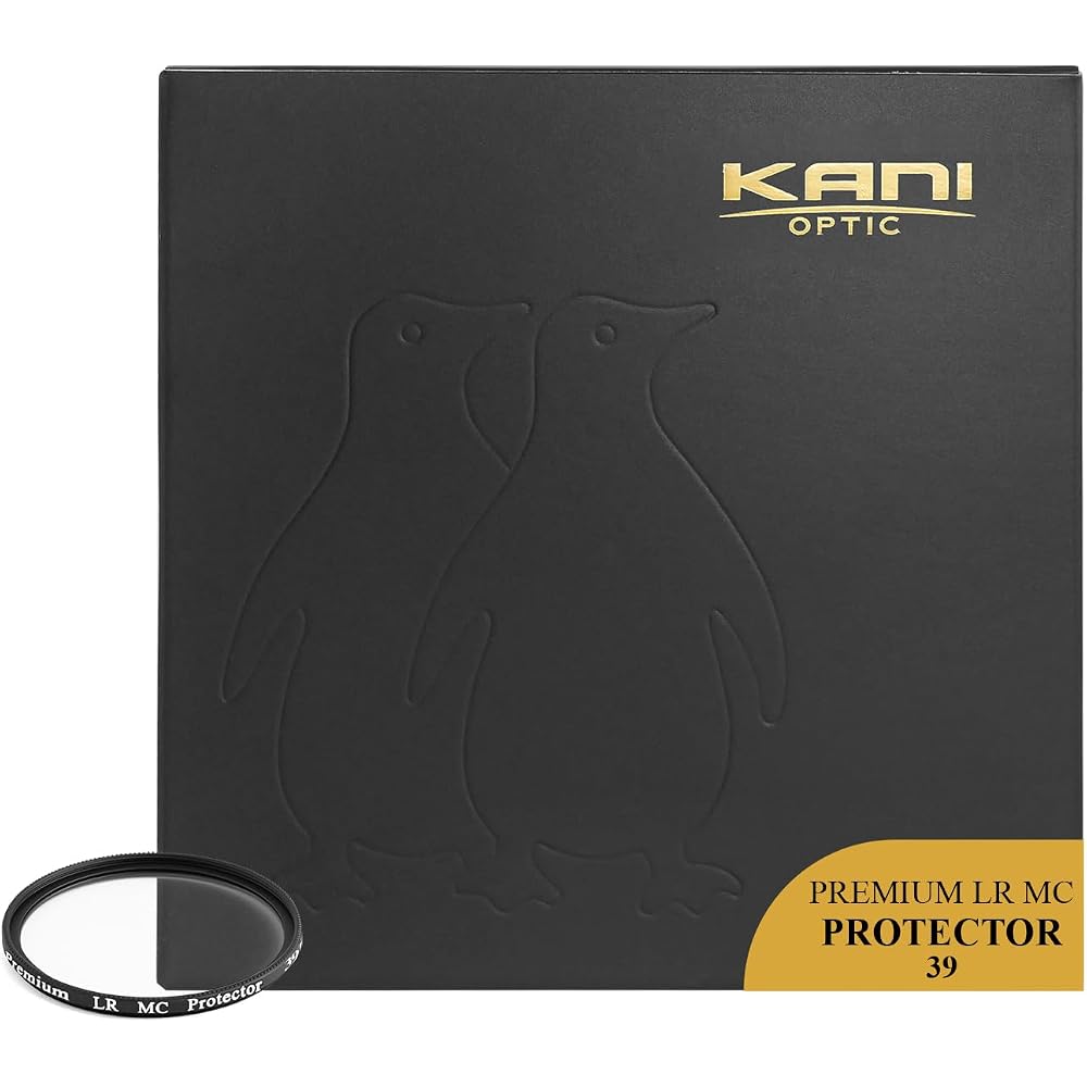 KANI 39mm Lens Protection Filter Premium LR MC Protector: Features Super White Glass, Premium Coating, 0.2% Low Reflection, Slim Frame, Water-repellen