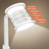 Full Spectrum LED Clock Table Lamp Eye Protection Plug-in Design Dimmable Desk Lamp Reading Light Night Light
