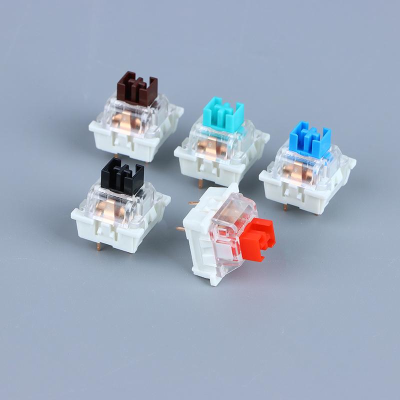 10 Bucăți Comutator Rezistent la Praf Pentru Axă Tastatură Mecanică Tactilă Comutatoare Mx Axă