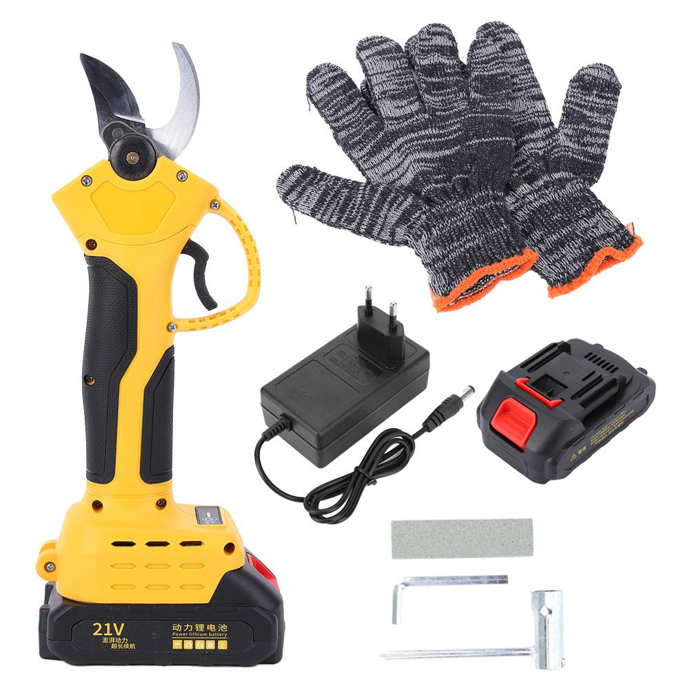 

Беспроводной электрический секатор Бесщеточный электрический секатор с аккумулятором Сверхмощный секатор с нескользящим покрытием 40 мм EU