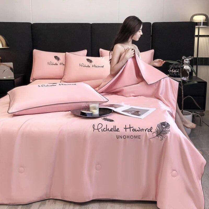 Light Luxury Summer Cool Quilt Ice Silk Air-Conditioning Quilt