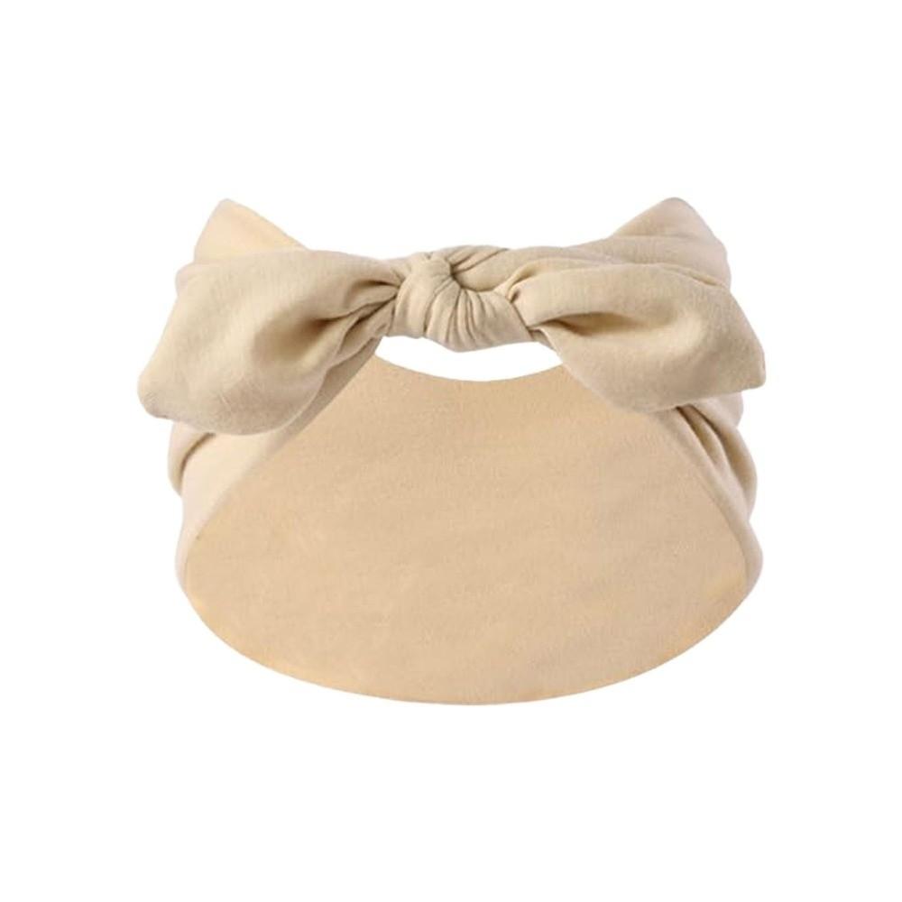 Sweat-Wicking Elastic Bunny Ear Hairband Bohemian Style Knotted Bunny Ears Wide Headband Ultra Wide Workout Turban Workout