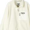 Skechers Solid Color Zip Collar Fleece Jacket Unisex Jackets Cotton-Candy-White L423U076-0074
