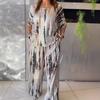 Summer 2025 Women's Round Neck Fashion Printed Loose Two-piece Set