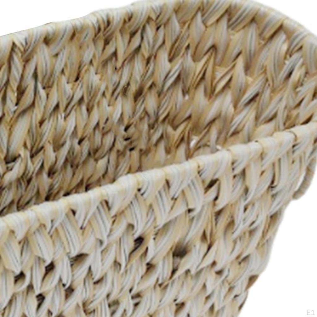 Toilet Roll Storage Basket Paper Holder Lightweight with Handles Organizer for