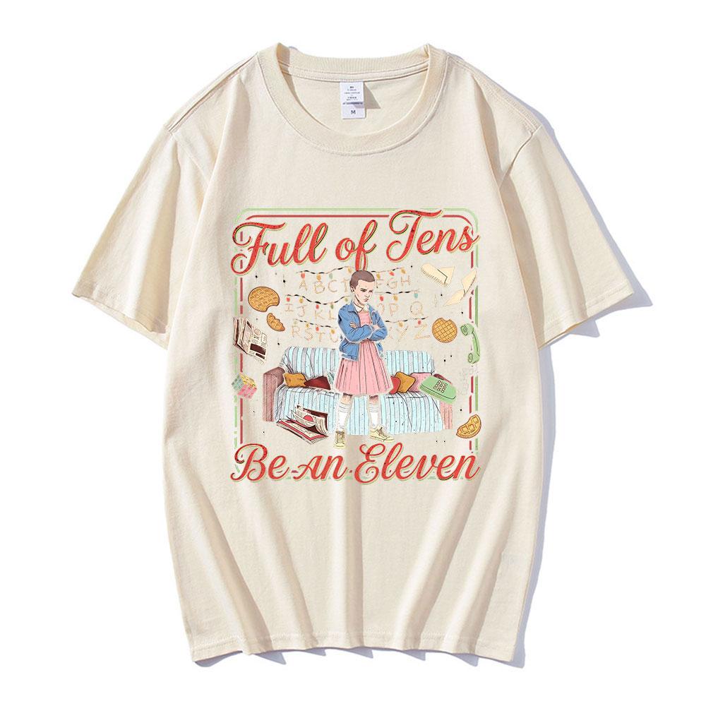 Elf Eddie Munson Demogorgon Grafik T-Shirt Herren Damen Baumwolle Lässige T-Shirts Mode Locker Sommer Kurzarm Streetwear