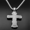 Men's Stainless Steel Crucifix Cross Pendant Necklace Orthodox Russian Cross Religious Necklaces Jewelry Boyfriend Gift NZZS05