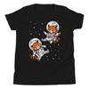Space Red Panda Bear Kids T-Shirt, Astronaut Red Panda Boys Shirts, Funny Red Panda Tees, Cute Red Pandas Shirts, Red Panda Clothing