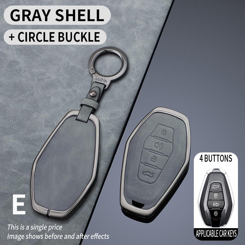 Chery Jetour X70S X90 Kaiyi X3 X5 Key Case: Full Package Metal Protective Remote Shell