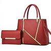 High Quality PU Leather Ladies Hand Bags Big Size Handle Design Leather Shoulder Bag Shoulder Strap Big Tote Handbag Women Girls
