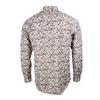 Men's Beige/brown Floral Long-sleeved Shirt TED LAPIDUS