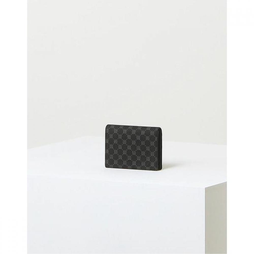 Daks Black Louis Dd Pattern Pvc Business Card Wallet