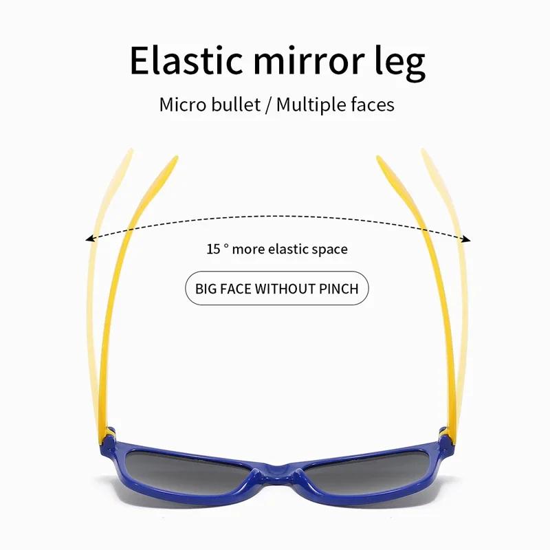 3PCS/Pack Boys Girls Contrasting Colors Square Sunglasses Eyewear Kids Summer Beach Outdoor UV Protection Sun Shades Eyeglasses