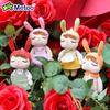 Non-Toxic Metoo New Mini Angela Rural Style Plush Doll Keychain Pendant Cartoon Pastoral Stuffed Toy Bag Charm Accessories For Baby Gift