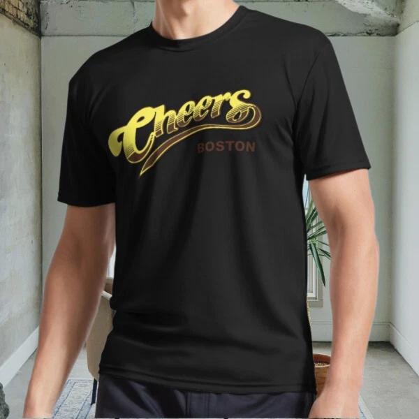 

New Cheers Bar Boston Beer Active Logo Men s Black T shirt Funny Size S to 5XL XL