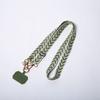 Pearl Pendant Phone Antilost Lanyard Wide Cloth Cell Phone Lanyard  For Women