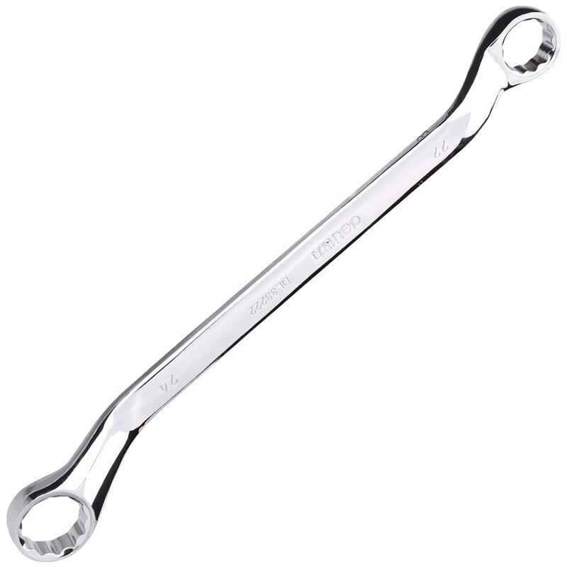 Deli Tools Double-ended Offset Ring Spanner 22x24mm