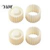 Kitchen Baking Tools 2-in-1 Round Mooncake Mold, Double Ended Pastry Press with Scallop And Non-stick Cookie Spiral Embossing for DIY Baking, Handheld