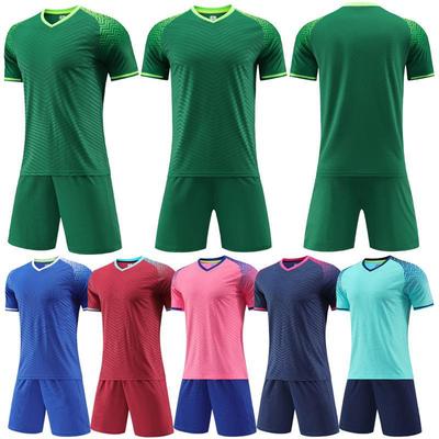 Football Suit Men'S Football Sports Clothing Children'S Training Clothes Short-Sleeved Football Jersey Team Uniform