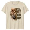 The Lion Of Judah TShirt Faith Christian 2026 Birthday Gift For Him And Her