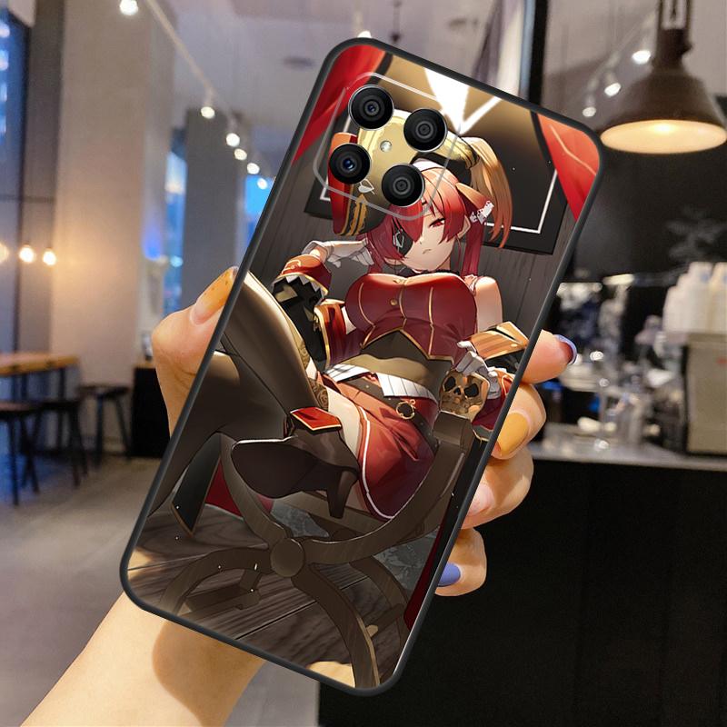 Houshou Marine Hololive For Honor Magic 8 7 6 Lite Case For Honor 200 400 Pro 50 70 90 X8c X8b X9a X9b X9c X9d Win RT