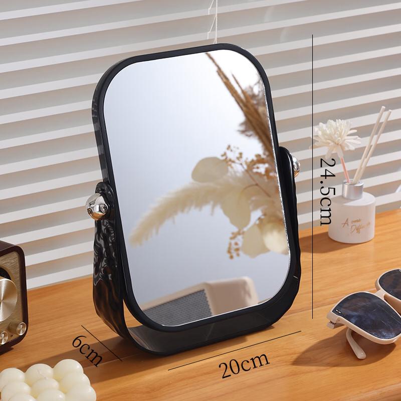 Oeny Double-Sided Magnifying Rotatable Desktop Makeup Mirror