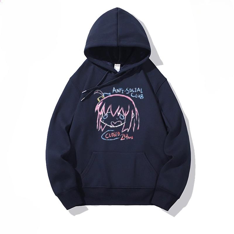 

NASA co-branded two-dimensional lonely rock Boqijiang printed sweatshirt autumn and winter men and women s cartoon casual clothe 3XL