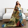 Anime Avatars The Last Airbender Plush Blanket Kids Flannel Bedding Throws For Couch Chair Soft Quality Bedspread