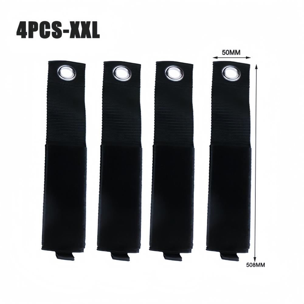 4PCS Heavy-Duty Hose Storage Straps Reusable Power Cord Management Nylon Heavy Cord Extension Cord Storage Organizer Straps