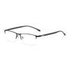 Ultra-Light Metal Alloy for Men Business Half Frame Myopia Hyperopia Astigmatism Anti Blue Light Prescription Optical Glasses