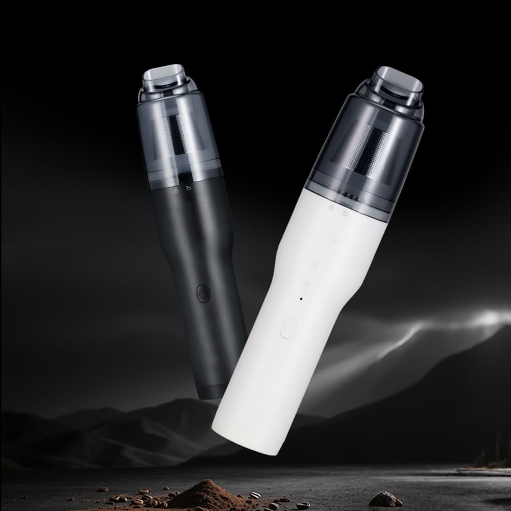 Portable wireless coffee grounds vacuum blower dual purpose machine handheld mini powerful dust collector Black