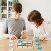 Tris Classico in Legno - Gioco da Tavolo Tradizionale per la Famiglia, Regalo Perfetto per Natale e Halloween