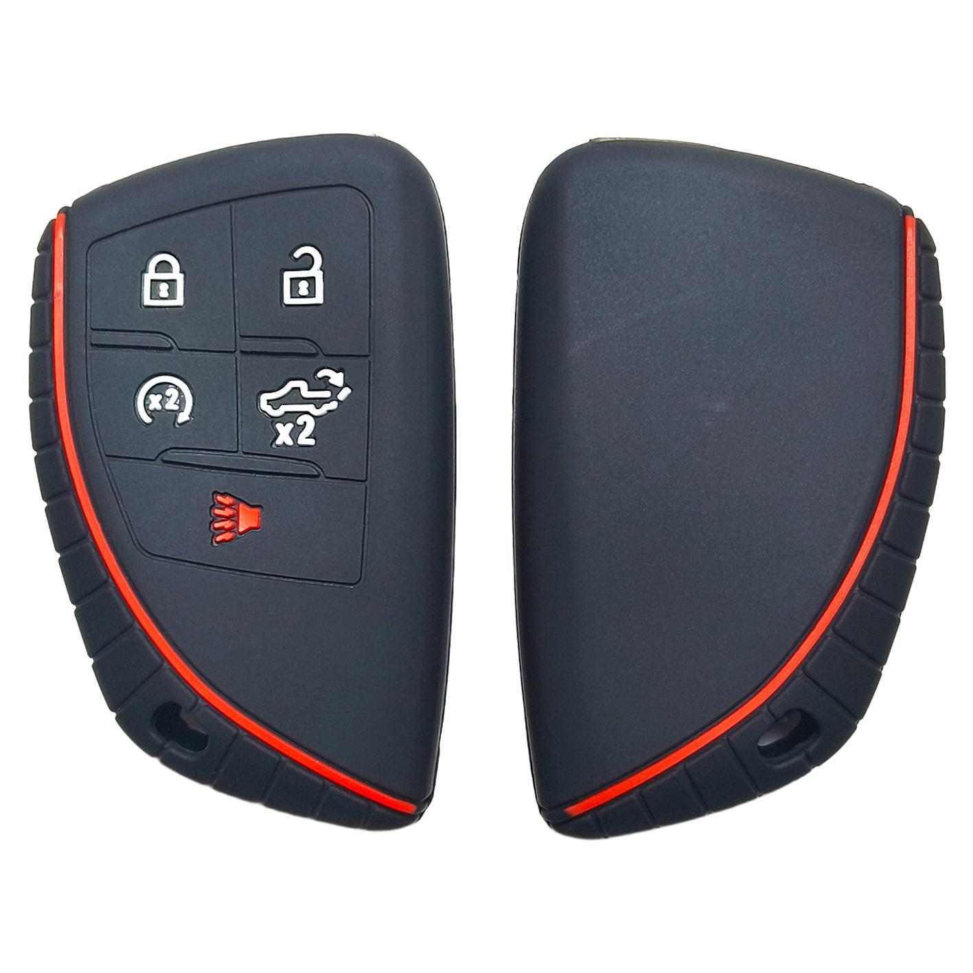 

Suitable for Buick Envision PLUS Regal Aviva Chevrolet GMC remote control 5-button silicone car key set bag