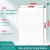 A3 Large Horizontal Line Paper Notebook - Single Line for Office, Student Mind Maps, Drafts