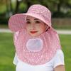 1Pc Sun Hat Female Summer Hat Cover Face Breathable Sun Hat All-Match Summer Hat With Big Rim Anti-Ultraviolet Sunhat