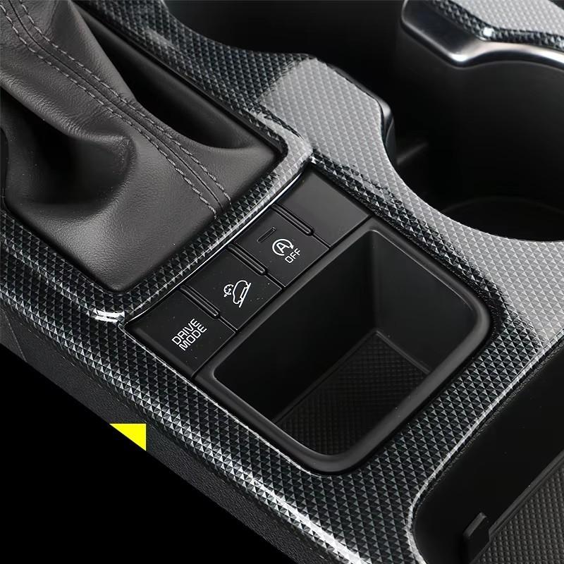 Car Center Console Gear Shift Panel Water Cup Holder Frame Cover Case Trim For Kia Sportage 4 QL 2016 2017 2018 2019 2020 2021